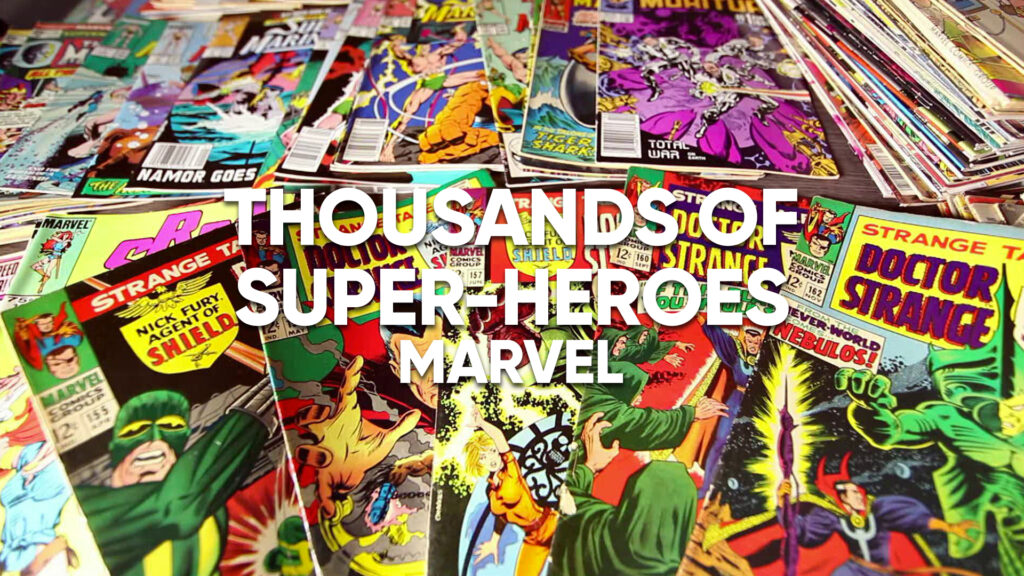 Thousands Of Super-Heroes - Marvel