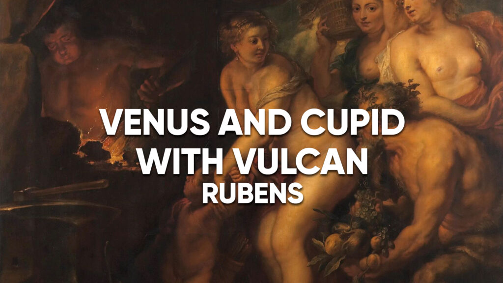 Venus And Cupid With Vulcan - Rubens