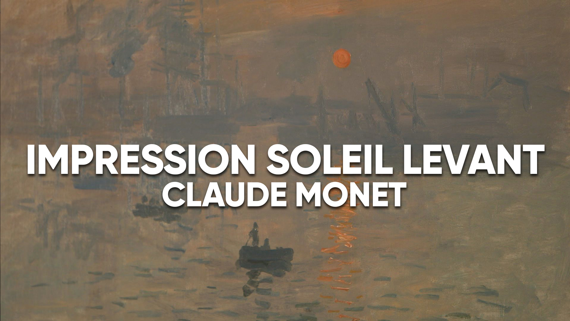 Impression soleil levant - Monet