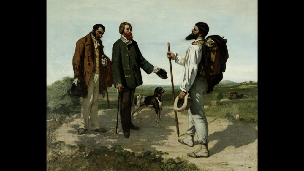 Gustave Courbet & Brahms - Bonjour Monsieur Courbet