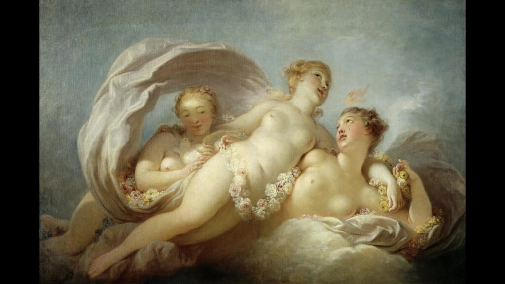 Fragonard & Mozart - The three graces