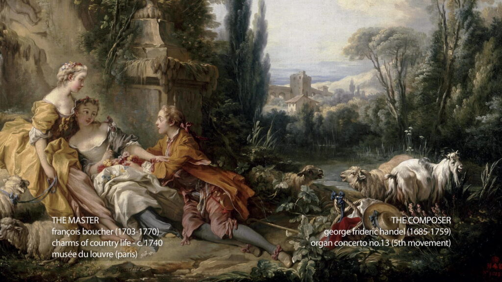 François Boucher & Haendel - Les charmes de la vie champêtre