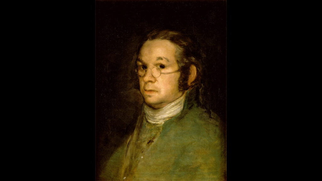 Goya & Beethoven - Autoportrait avec lunettes