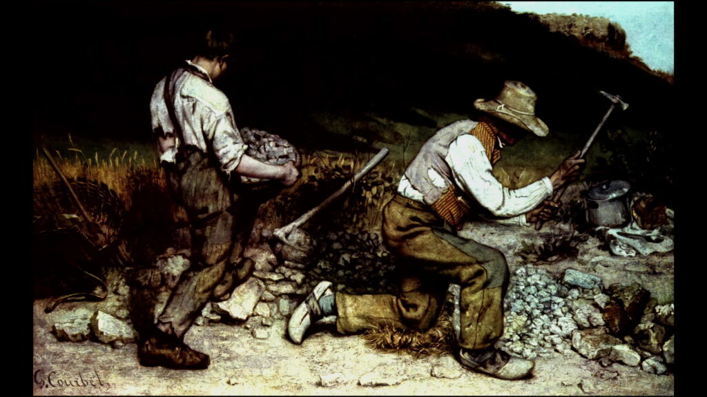 Gustave Courbet & Brahms - Les briseurs de pierre