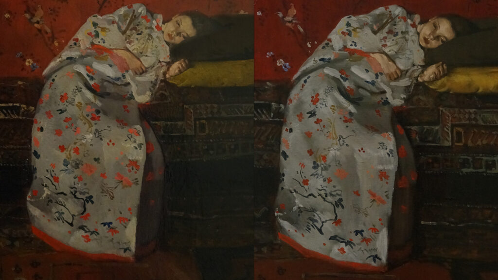 Breitner - Girl in white kimono