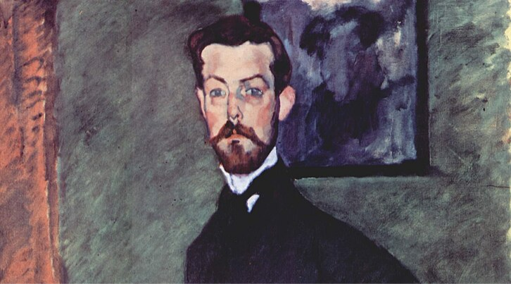 Paul Alexandre sur fond vert, 1909, huile sur toile, 100 × 81 cm, Musée national d'Art moderne, Tokyo - Amedeo Modigliani